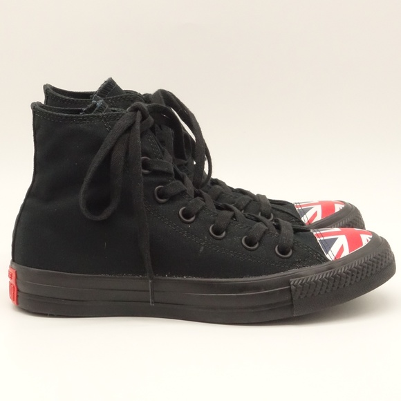 CONVERSE ALL-STAR British Flag Hi Top Sneakers - Picture 2 of 8